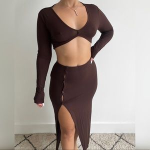 Two Piece Skirt Set